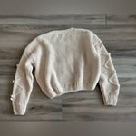 Saltwater Luxe  S Cream Knit Sweater Photo 5