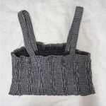 Free People  Gingham Smocked Tube Top / Crop top size Medium Photo 2