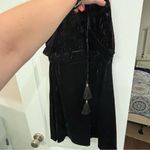 Lysse  Willa Crushed Velvet Dress Size Medium Womens Little Black Dress Tie Waist Photo 9