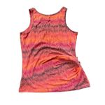 The North Face Ruched bright orange and coral Vneck tank size medium Photo 1