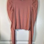 Honey Punch  Anthropologie Puffy Long Sleeves Pink Blouse Size Small EUC #2632 Photo 0