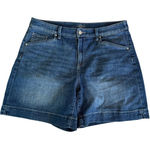 CHICOS Medium Wash Denim Short Size US 12 Blue Photo 0