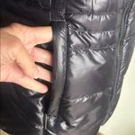 Kensie  Quilted Ombré Purple Gray Shiny Puffer Jacket Coat Size Small Photo 7