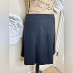 Esprit  Pleated School Girl Look Black & Metallic Thread Skirt Size 9/10 Photo 5
