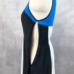 EXPRESS Womens Dress Size 8 Colorblock Summer Geometric Tank Skater Tennis Retro Photo 4