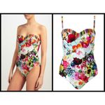 Ted Baker ππ Imari Floral Swirl One-Piece Swimsuit Fuscia Multi-Color 34C/D NWT Photo 5