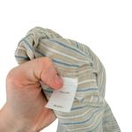 J Jill Love Linen Beige Striped Pull On Pants 100% Linen Coastal Womens Large Photo 4