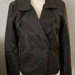 BLANK NYC NWT  Vegan Leather Moto Biker Jacket Size S Black Photo 3