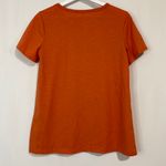 Women’s Casual Cut Out Detail Short Sleeve Tee Orange NWOT Photo 5