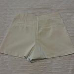 ZARA White High Waisted Shorts Photo 2