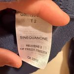 sinequanone cardigan Navy Blue Cropped with Lace Detail made in Paris size S Photo 3