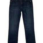 7 For All Mankind Blue Straight Leg Classic Cotton Blend Denim Jeans Women Sz 27 Photo 0