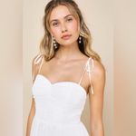 Lulus LULU’S Angelic Approach White Chiffon Ruffled Tie-Strap Mini Dress Photo 4