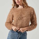 ASTR  the‎ Label Alma Metallic Knot Sweater - M Photo 1