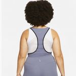 Nike NWT Women's Yoga Dri-fit Luxe Cropped Tank Top (plus Size) In Blue Photo 1