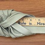 MATISSE Genie Light Sage Green Twist Strap Leather Sandals Flats Size 7 Photo 6