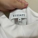 Elliatt  White Halter Cocktail Dress Size Medium Photo 5