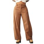 Anthropologie Pilcro The Vintage Bow Full Length Pants Taupe Size 34 NEW Photo 3