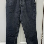 Everlane curvy 90's cheeky straight ankle button fly black jeans women's 25 Photo 0