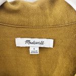 Madewell Belted Safari Shorts Romper Golden Harvest Mustard Brown Size Small Photo 3