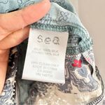 Sea New York Teal Blue Printed Dress Size 2 Photo 5
