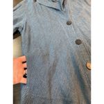 Mill Valley Clothing Company Swing Sail Shirt Womens Small Linen Blend Lagenlook Blue Photo 6