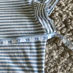 Merokeety  Dress.‎ Size Large Light blue striped. With attached belt. Photo 7