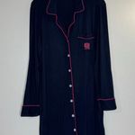 Nora Twips Long Sleeve Knit Button Sleep Nightgown Sleepwear Blue Size M Photo 1