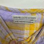 Urban Outfitters Plaid Purple and Yellow Women's Crop Top Photo 2