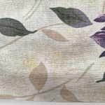 Vintage Dress Barn Blouse Cream Purple Floral Squareneck Sleeveless Linen Blend Purple Size M Photo 5