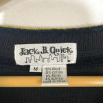 VINTAGE 90s Jack B Quick Ugly Bedazzled Christmas Cardigan Sweater Black Size M Size M Photo 7