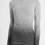 Athleta  Flurry Blizzard Gradient Ombre Gray Black Thumbhole Turtleneck Top No Sz Photo 0