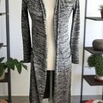 White House | Black Market WHBM Heathered Gray Long Length Cardigan Size XXS Photo 0