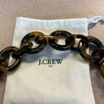 J.Crew  chain link tortoise necklace with pouch Photo 3