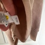 Aerie  Beige Oversized 100% Cotton Sunday Soft Lace Up Hoodie Photo 6
