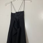 Tiger Mist NEW!  Clarity dress black strappy mini size medium Photo 4
