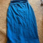 Bebe  blue maxi skirt xs Photo 0