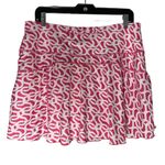 Gottex  Women's Golf Tennis Pickleball Knit Skort Skirt XL Geo Pink White Photo 1