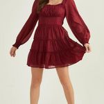 Altar'd State Red Mini Dress Photo 0