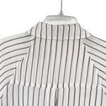 Flawless  Women’s Boutique Oversized Puff Sleeve Sheer Button Down Shirt Photo 6