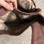 Michael Kors Brown mauve Hobo Bag with Pebbled Leather and MK Charm Photo 7