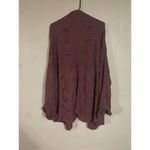 Maurice's Maurice’s Maroon Chinky Knit Open Front Cardigan Size 2XL Photo 4