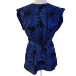 Alice & Trixie  Size S 100% Silk Babydoll Top Blouse Floral Print Mixed Media Y2K Photo 1