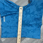 Gymshark  Adapt Seamless High Rise‎ Ankle Leggings Blue Camo Small Photo 9