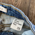 Eunina  Ava Low Rise Zipper Skinny Ankle Jeans Size 29 Photo 4