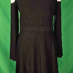 NWT New York & Company Womens Black White Sweater Dress‎ Large Photo 0
