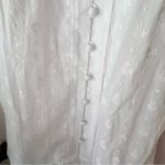 CAbi 5943 Midsummer White Floral Eyelet Embroidered Dress Topper Coverup SIZE 8 Photo 9