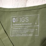 FIGS  Olive Green Women's Scrub  Top Photo 3