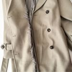 VERO MODA NWT  Women’s Fortune Long Trench Coat Laurel Oak Size Medium Photo 5