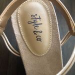 Style & Co Mulan Wedge Sandals size 9 light brown tried on in store no box Photo 7